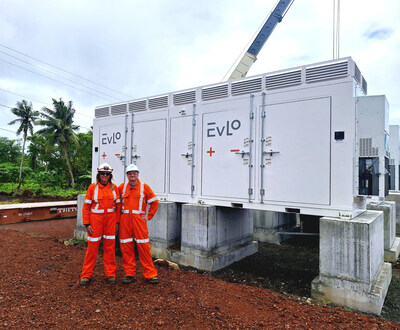 The EVLO battery energy storage systems commissioned in American Samoa. (CNW Group/EVLO)
