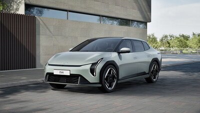2026 Kia EV4 (international model shown) (CNW Group/Kia Canada Inc.) 2026 Kia EV4 (international model shown) (CNW Group/Kia Canada Inc.)