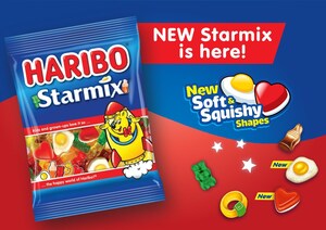 HARIBO Unveils Enhanced Starmix Featuring Double-Layered Foam Egg and Foam Heart Gummies