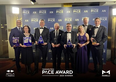 Marelli and OLEDWorks win prestigious 2025 Automotive News PACE Award for digital OLED 2.0 technology released in the 2024 Audi Q6 e-tron.