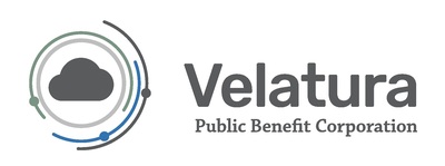 Velatura logo featuring a cloud Velatura logo featuring a cloud