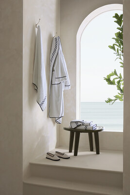 Pratesi Treccia Moderno Bath Navy
