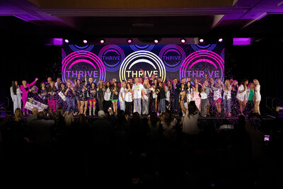 Founder & CEO, Jason Camper, the LV Executive Team and Top Brand Promoters celebrate the first-ever eLeVate in Tampa, Florida