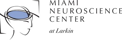 Miami Neuroscience Center at Larkin logo – A leading center for non-invasive and advanced neurosurgical care, including Focused Ultrasound treatment for Essential Tremor.