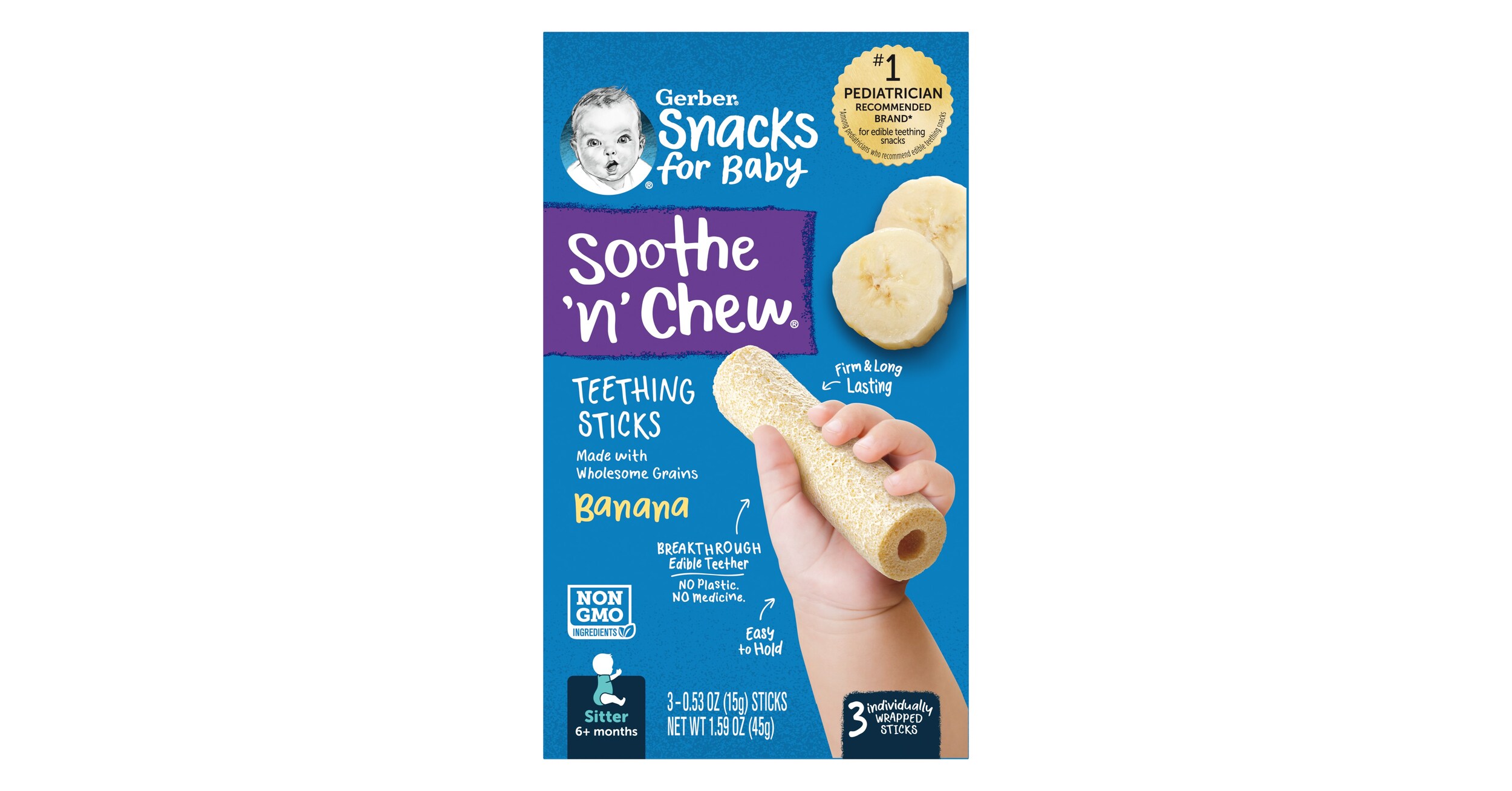 Banana Soothe And Chew Gerber Teething Sticks Recall Soothe And