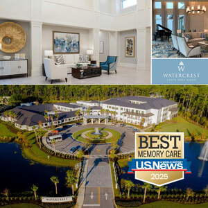 U.S. News &amp; World Report Names Watercrest Santa Rosa Beach a Best Memory Care Community in Nationwide Survey