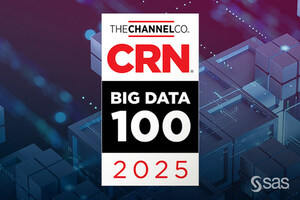 SAS spotlighted on the CRN Big Data 100 List for 2025