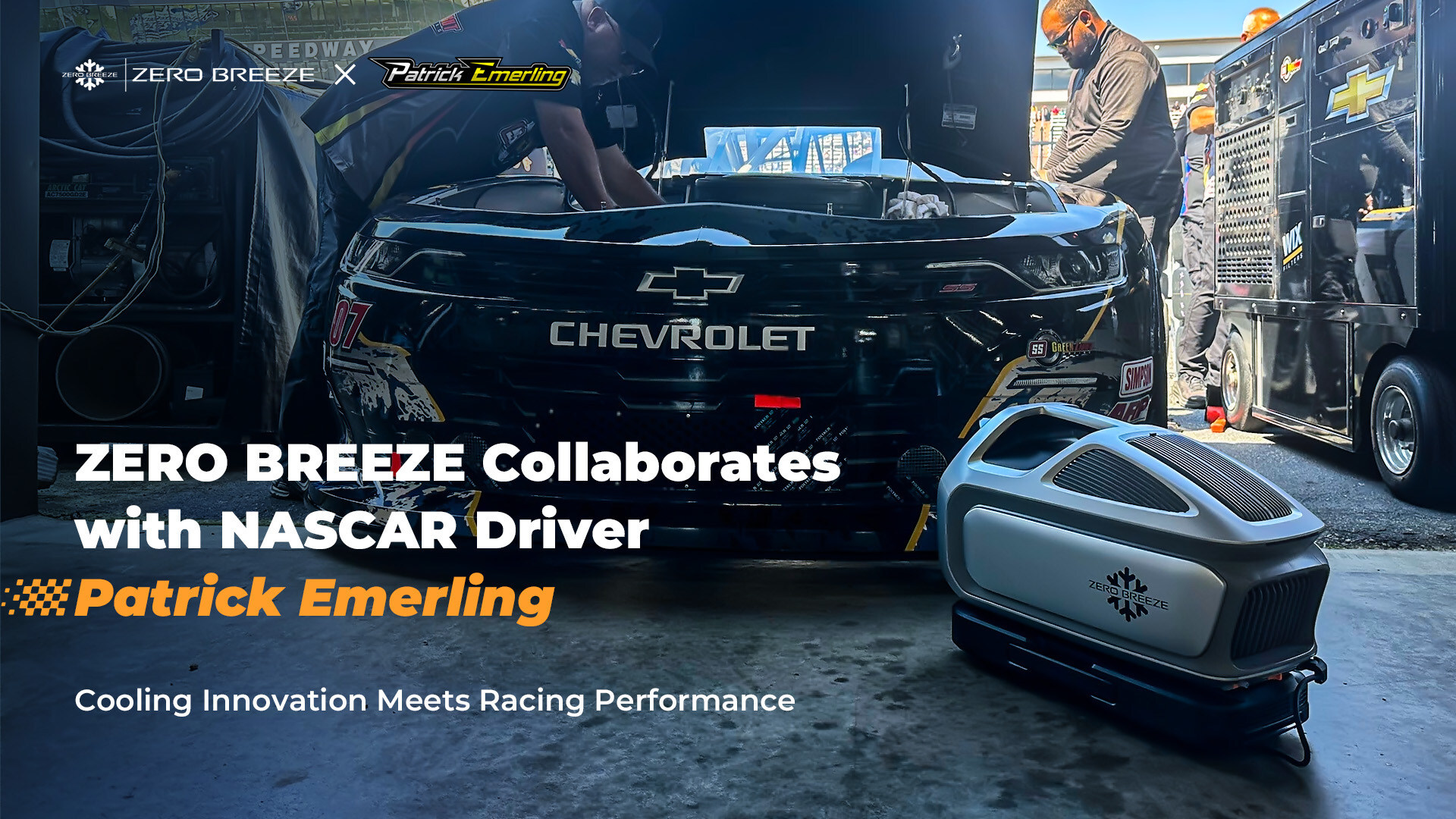 ZERO BREEZE Partners with NASCAR Driver Patrick Emerling to Bring Cooling Innovation to the Track