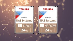 Toshiba Adds 24TB Capacity to N300 and N300 Pro Internal Hard Disk Drive Series