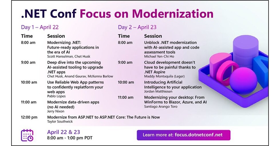 GAP Brings Modernization Legacy App Rescue Mission to .NET Conf: Focus ...