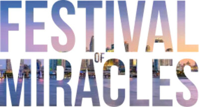 Official logo for the Festival of Miracles, a six-night revival event featuring worship, Gospel preaching, and prayer, led by Evangelist Ankit Rambabu in Locust Grove, GA, from May 4–9, 2025.