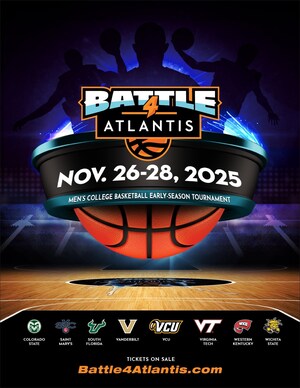 ATLANTIS PARADISE ISLAND UNVEILS LINEUP FOR 2025 BATTLE 4 ATLANTIS MEN'S COLLEGE BASKETBALL TOURNAMENT