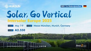 Grenzen brechen: Huasun Energy stellt auf der Intersolar Europe 2025 die nächste Generation von HJT-Solarmodulen vor