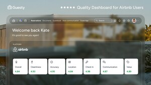 Guesty Launches Quality Dashboard for Property Managers using Airbnb, resulting in 7%¹ Boost in 5-Star Reviews in the First 8-Months