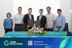 GENE SOLUTIONS AND ELEMENT BIOSCIENCES ENTER STRATEGIC COLLABORATION TO ADVANCE NEXT-GENERATION SEQUENCING (NGS) TECHNOLOGY GLOBALLY