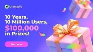 Changelly Hits 10 Million Users and Celebrates 10-Year Anniversary with Partners