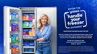 YASSO AND CHELSEA HANDLER LAUNCH 'HANDLE YOUR FREEZER' CAMPAIGN TO