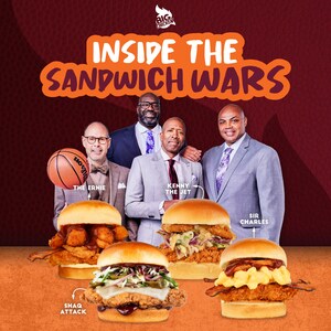 Four All-Stars, Four BIG Sandwiches: Basketball Legend Shaquille O'Neal Tips Off Big Chicken's "Inside The Sandwich Wars"