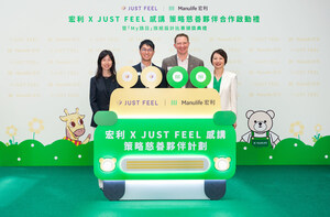 Manulife Hong Kong and JUST FEEL Launch Strategic Charity Partnership
