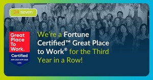 24 Seven Earns Fortune Certified™ Great Place to Work® Honor for Third Straight Year