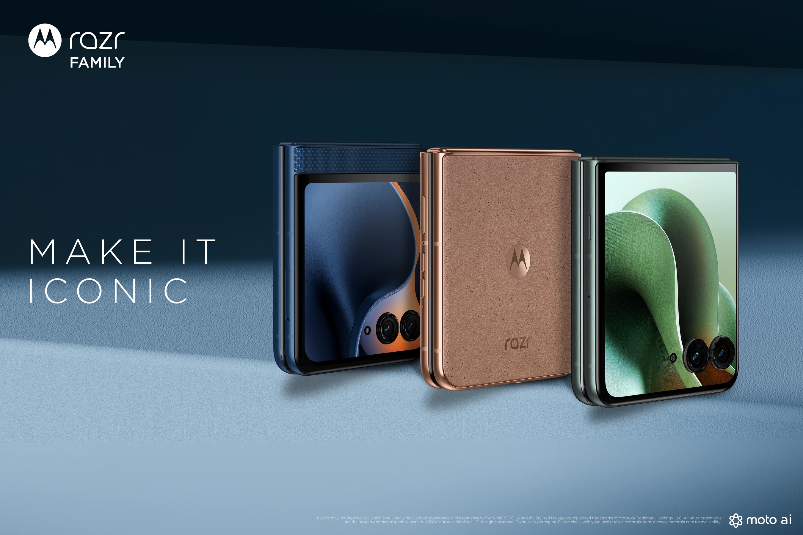 Motorola announces next-gen motorola razr family in North America, introducing ai-powered flip phones across three tiers