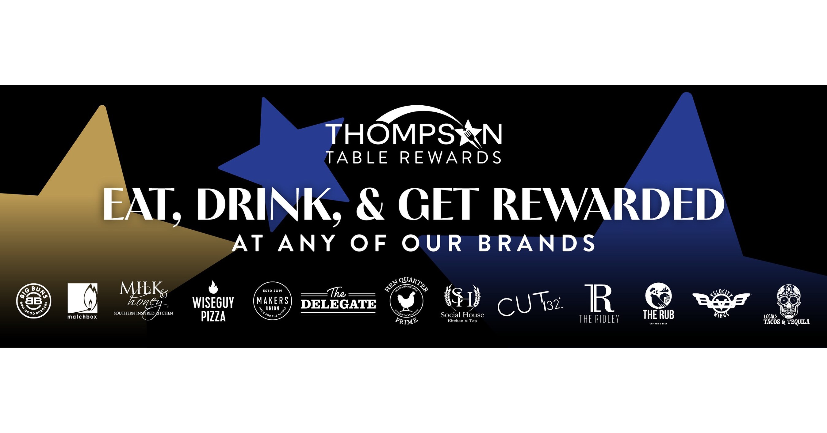 THOMPSON RESTAURANTS ANNOUNCES LAUNCH OF NEW 