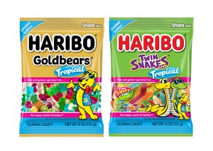 HARIBO Brings a Taste of the Tropics with New Goldbears Tropical and Twin Snakes Tropical Just in Time for National Gummi Bear Day (4/27)