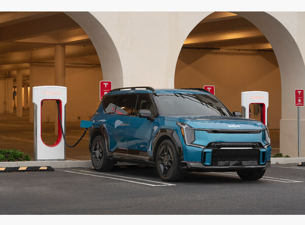 Kia EV6, EV9 and Niro Owners Gain Access to Over 21,500 Tesla Superchargers