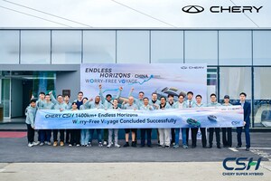 A mídia global testemunha o avanço da Chery Super Hybrid (CSH) enquanto o desafio de resistência de 'Endless Horizon Worry-Free Voyage' completa a primeira etapa