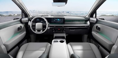 The 2026 Hyundai IONIQ 9 interior is photographed in California City, Calif. on Nov. 20, 2024.