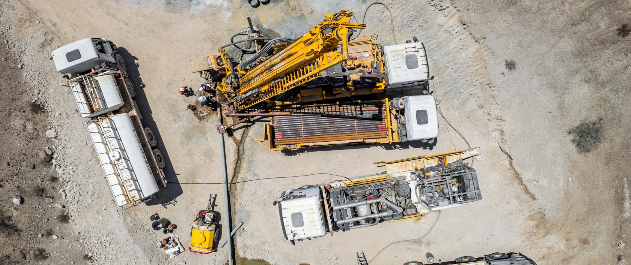 Drilling operations continued at La Verde during the quarter, located 30km south of Costa Fuego in coastal Chile (CNW Group/Hot Chili Limited) Drilling operations continued at La Verde during the quarter, located 30km south of Costa Fuego in coastal Chile (CNW Group/Hot Chili Limited)