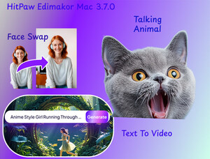 Edimakor Mac V3.7.0 Launched AI Clip Maker &amp; Talking Animal