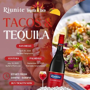 Riunite Joins the 2025 Tequila &amp; Taco Music Festival as Official Wine Sponsor