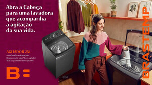 Brastemp, marca da Whirlpool Corporation, reforça inovação pioneira com a lavadora Flex Wash em campanha para TV