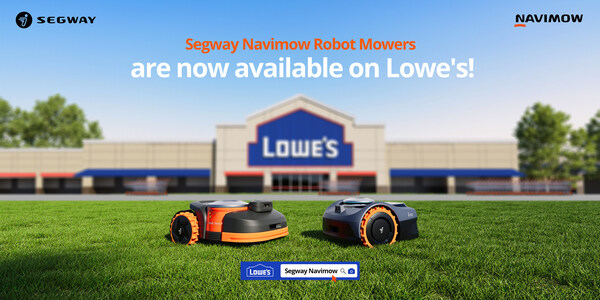 Segway Navimow robotic lawn mower available at Lowe's