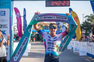 Marc Dubrick, Grace Alexander Win St. Anthony's Triathlon