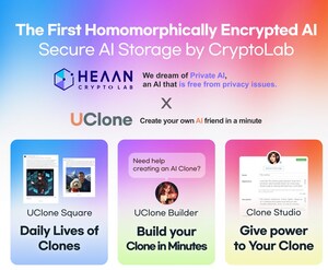 CryptoLab and UClone Partner to Bring First Fully Homomorphic Encryption-Powered AI Agents to Consumers CryptoLab and UClone Partner to Bring First Fully Homomorphic Encryption-Powered AI Agents to Consumers