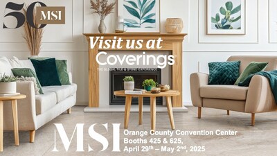 Visit MSI at Coverings 2025