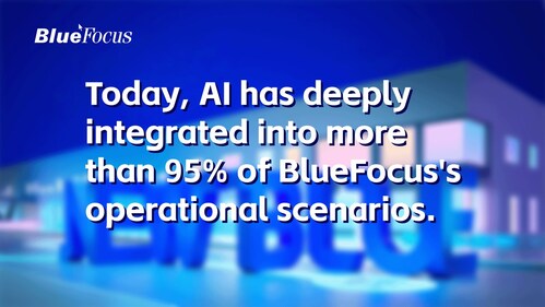 AI integration in BlueFocus (PRNewsfoto/BlueFocus)