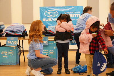 In partnership with Operation Warm®, during the 2024 Subaru Loves to Help® initiative, Subaru of America, Inc. and its retailers nationwide hosted gifting events with shelters and support agencies in their local communities to provide more than 150,000 children in urgent need with the essential clothing they need to thrive. The national nonprofit provides brand-new, high-quality coats and shoes for children experiencing homelessness and urgent need.