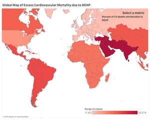 Heart Disease Deaths Worldwide Linked to Chemical Widely Used in Plastics