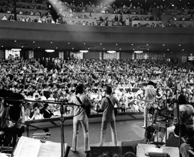 Elvis Presley Performs at the International Theater