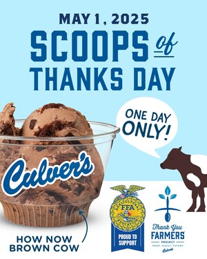 Culver's Offering Scoops of Fresh Frozen Custard for $1 Donation to Agriculture Education Programs on May 1