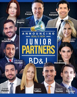BD&J Injury Lawyers Bolsters Leadership with Advancement of Eleven Junior Partners