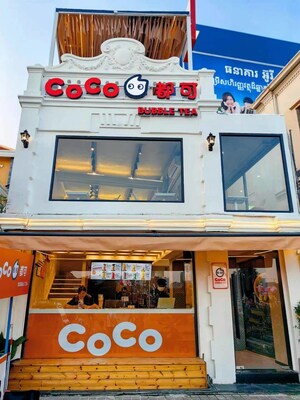 CoCo Bubble Tea Store in Phnom Penh