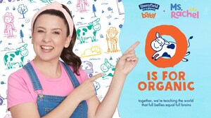 Stonyfield Organic and Ms. Rachel Team Up to Launch "O is for Organic" Program Aimed to Empower Families with Knowledge on the Benefits of Organic, Nutritious Foods and Their Impact on Child Development