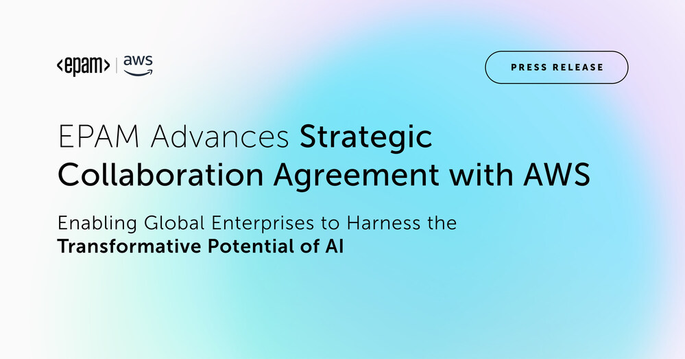 EPAM Advances Strategic Collaboration Agreement with AWS Focusing on ...