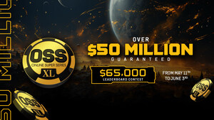 ACR Poker to Host Its Biggest-Ever Tournament Series, the Online Super Series XL, with $50 Million in Guaranteed Prize Pools