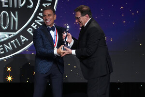 DIRECTIONAL AVIATION'S KENN RICCI HONORS LOUIS PEPPER WITH THE KENN RICCI LIFETIME LIVING LEGENDS OF AVIATION ENTREPRENEUR AWARD