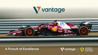 Vantage Unveils Campaign Showcasing Partnership & Shared Values with Scuderia Ferrari HP (PRNewsfoto/Vantage)